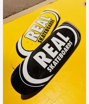 Real Team Classic Oval 8.25" Skateboard Deck (black)