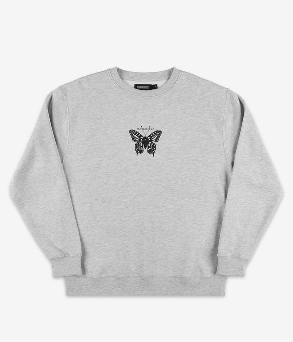 skatedeluxe Butterfly Felpa (light heather grey)