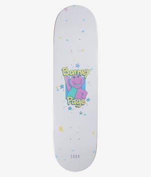 SOUR SOLUTION Page And Friends 8.25" Skateboard Deck (white)