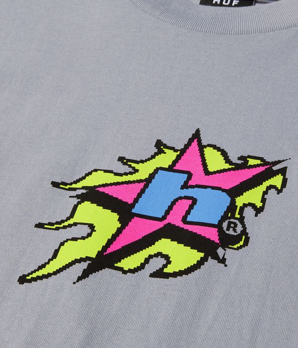 HUF H Bit T-Shirt (dust purple)