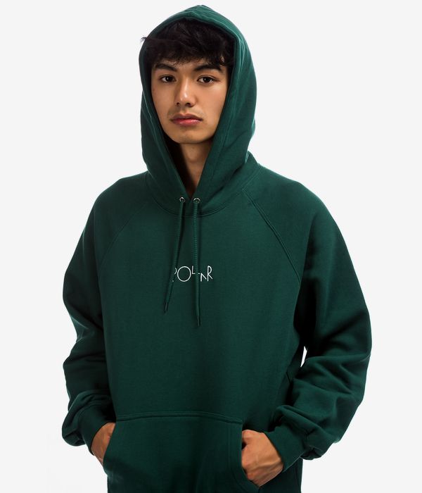 Polar Default sweat à capuche (dark green)