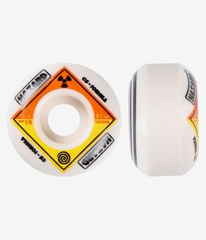 Madness Hazard Bio CS Radial Wheels (white) 51mm 101A 4 Pack