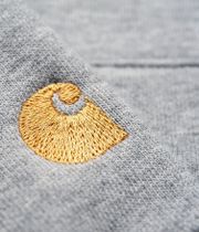 Carhartt WIP Chase Neck Zip Sweater (grey heather gold)