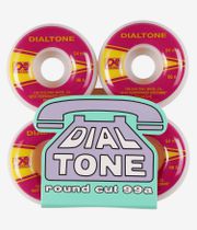 Dial Tone Atlantic Round Cut Rouedas (white) 54mm 99A Pack de 4