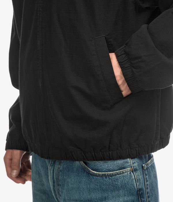 Carhartt WIP Madison Ripstop Jacke (black wax garment dyed)