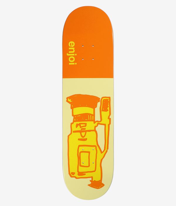 Enjoi Glitch 8.25" Tabla de skate (orange)