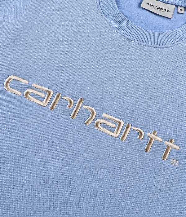 Carhartt WIP Basic Sweatshirt (bluebird fleur de sel)
