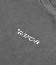 RVCA Krak Panther Camiseta de manga larga (washed black)