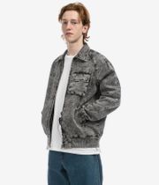 Blue Flowers Leary Acid Wash Jacket (acid wash)
