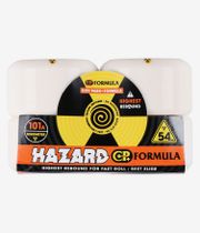 Madness Hazard Sign CP Conical Surelock Roues (white) 54mm 101A 4 Pack