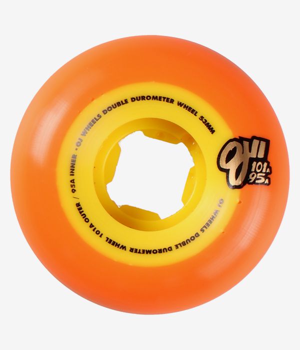 OJ Double Duro Roues (orange yellow) 53 mm 101A 4 Pack