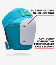 187 Killer Pads Adult Set di protettori (teal)