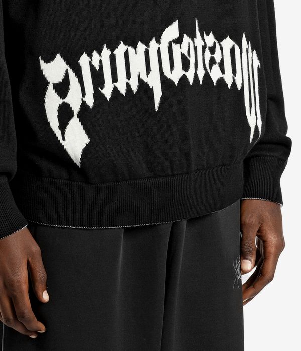 Wasted Paris Pitcher Reverse Sweatshirt (white black)