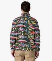 Patagonia LW Synch Snap-T Giacca (salmon energy old growth green)