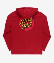 Santa Cruz Classic Dot Chest sweat à capuche (dark rust)