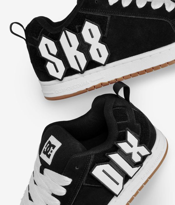 DC x skatedeluxe Court Graffik SE Shoes (black black white)