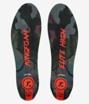 Footprint King Foam Elite Quantum Heel High Wkładki (black camo red)