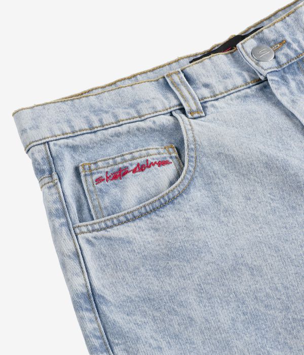 skatedeluxe Script Jeans (light stone washed)