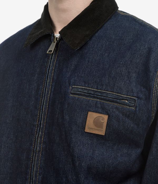 Carhartt WIP OG Detroit Smith Veste (blue black rinsed)
