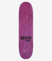 Zero x Misfits Fiend Skull 8.25" Skateboard Deck (black gitd)