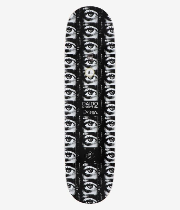 Evisen Record No.40 8.5" Skateboard Deck (black)
