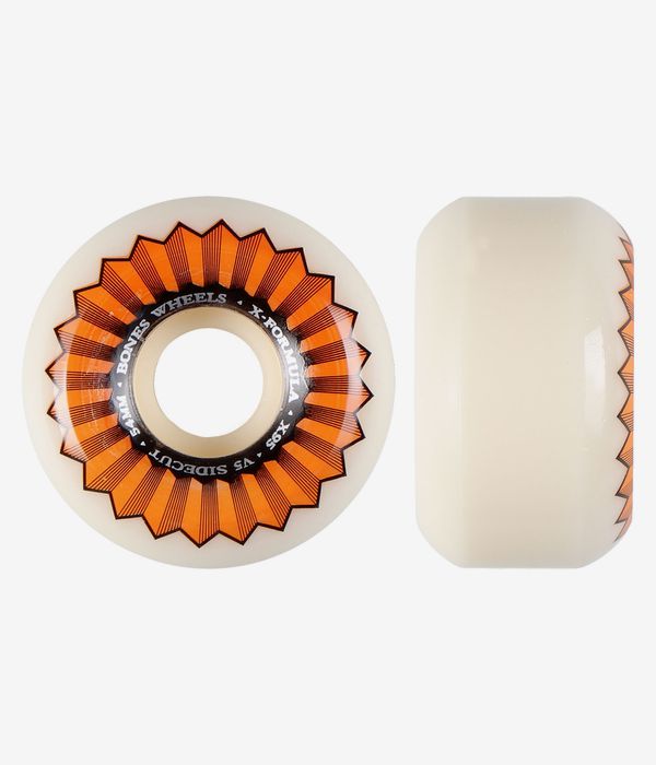 Bones X Formula V5 Wheels (white orange) 54 mm 95A 4 Pack