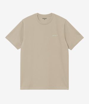 Carhartt WIP Script Embroidery T-Shirt (barchan white)