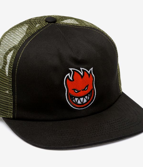 Spitfire Bighead Fill Snapback Cap (black olive)