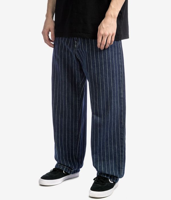 Carhartt WIP Orlean Pant Hickory Stripe Jeans (blue white stone washed)