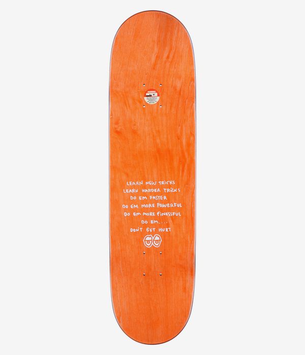 Krooked Team Sweatpants Redux 8.5" Skateboard Deck (blue)
