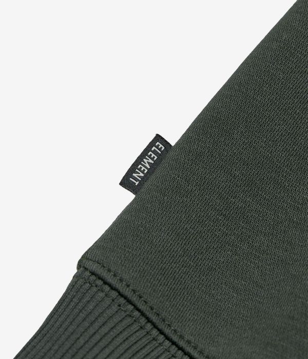 Element Icon Embroidery Zip-Hoodie (deep forest)