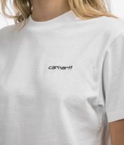 Carhartt WIP W' Script Embroidery Organic T-Shirt women (white black)
