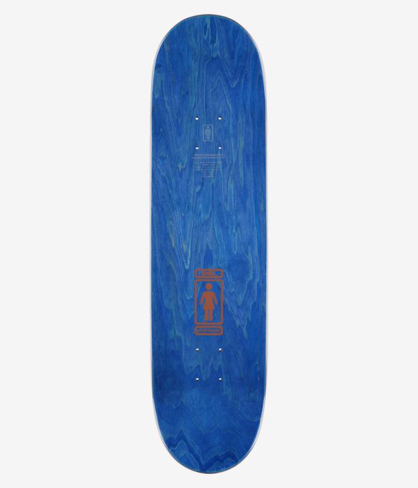 Girl Carroll 93 Til 8.375" Planche de skateboard (light blue brown)
