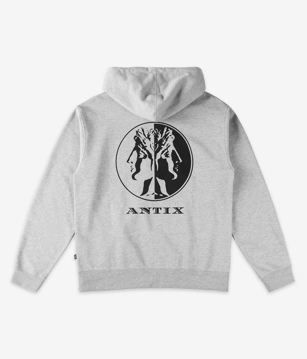 Antix Janus Organic Hoodie (heather grey)