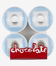 Chocolate Bandana Conical Rouedas (white) 53mm 99A Pack de 4