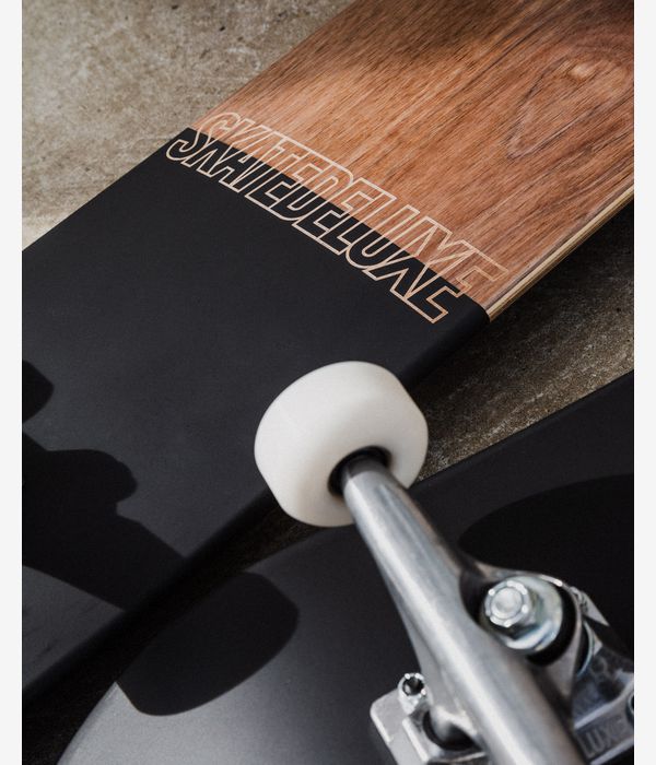 skatedeluxe Medio 8" Complete-Skateboard (brown black)
