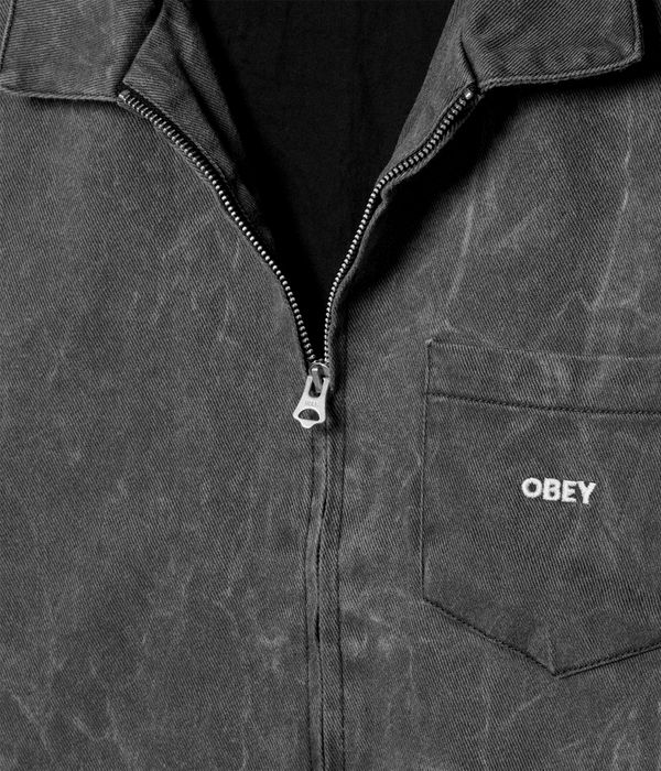 Obey Workman Jacket (black wrinkle wash)