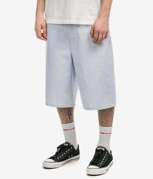 Vans Check 5 Baggy Striped Shorts (blue ice stripe)
