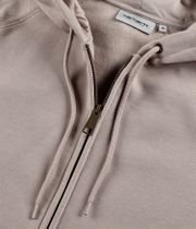 Carhartt WIP Chase Zip-Sweatshirt avec capuchon (dusky beige gold)