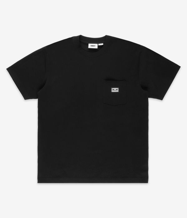 Obey Established Works Eye Pocket T-Shirt (black)