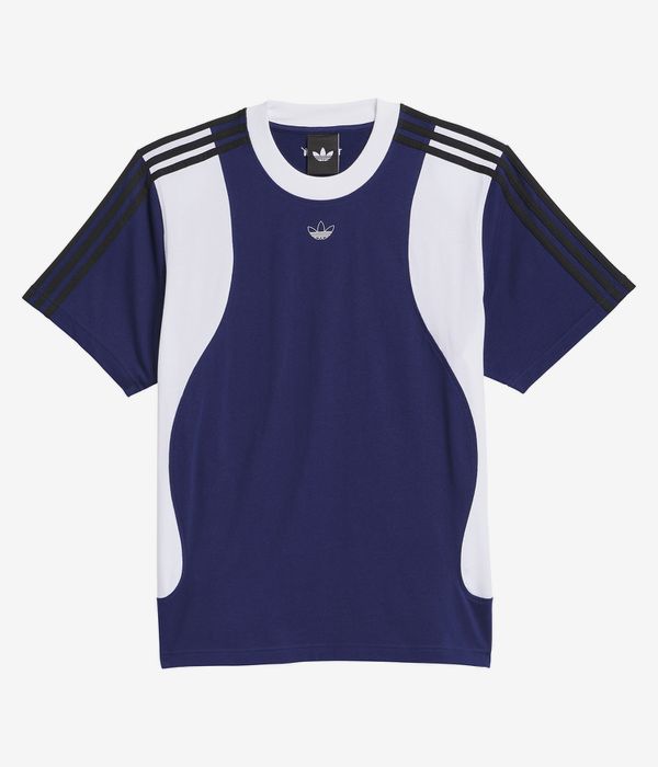 adidas Tyshawn T-shirt (dark blue white)