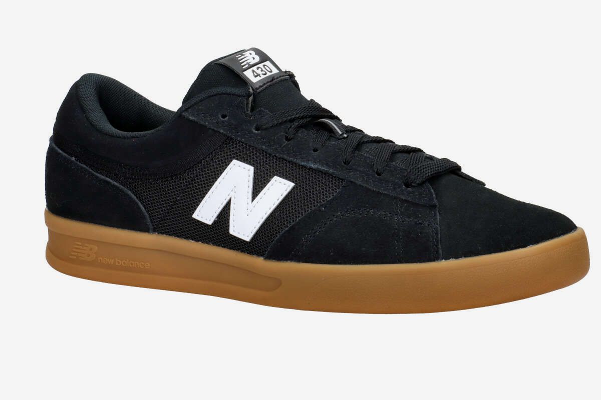 New Balance Numeric 430 Shoes (black white gum)