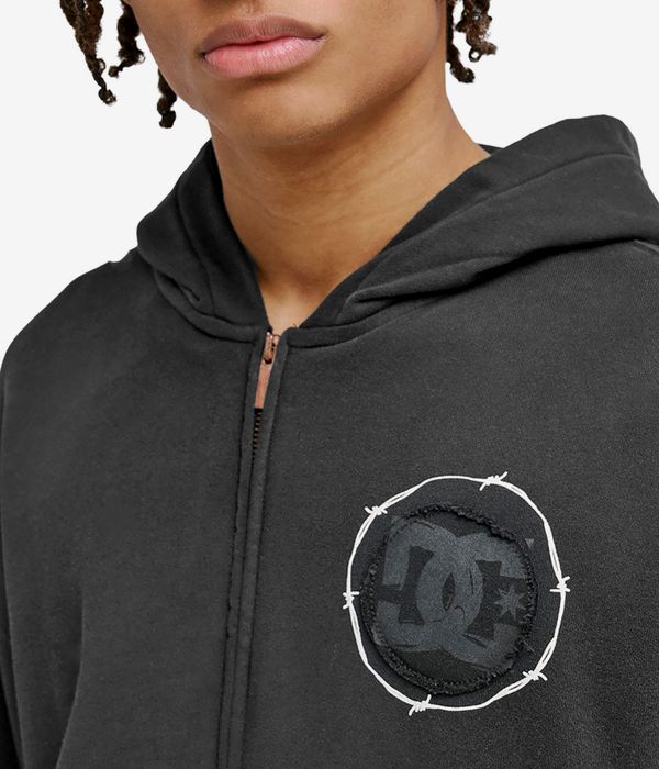 DC Sharp Point Zip-Hoodie (black)
