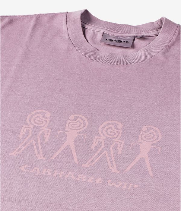 Carhartt WIP Terrestrial Organic T-shirt (pink fog hortensia pigment garme)