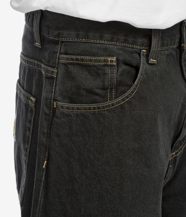 Carhartt WIP Brandon Pant Cotton Smith Jeans (black stone washed)