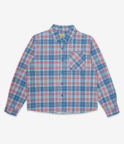 Carpet Company Plaid Denim Button-Up Shirt (baby blue)