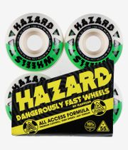 Madness Hazard Melt Down Radial Wheels (white green) 55mm 101A 5 Pack