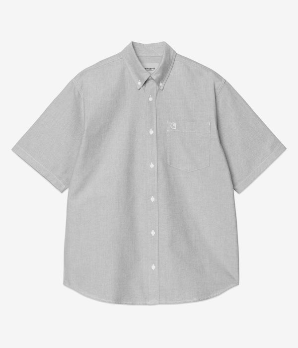 Carhartt WIP Braxton Oxford Shirt (graphite wax)