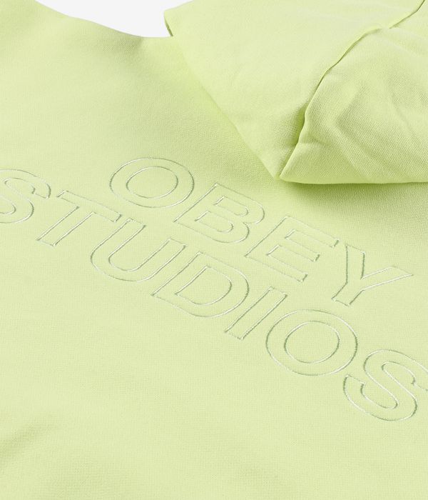 Obey Studios Extra Heavy Hoodie (shadow lime)
