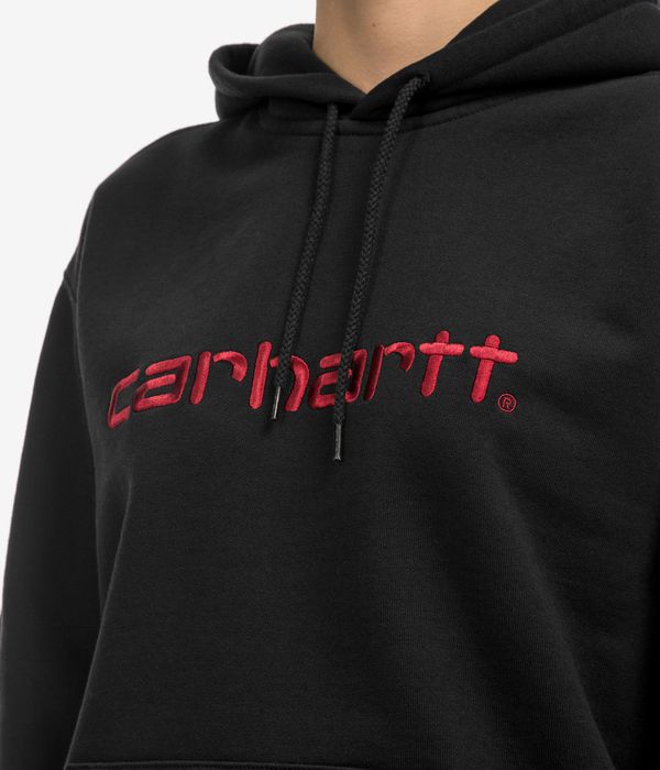 Carhartt WIP W' Basic Hoodie women (black scarlet)